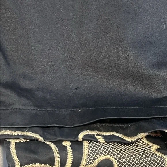 Kokomo Unlimited Lotus Embroidery Skirt Women's Small Black Ivory Maxi Sample - Picture 8 of 9